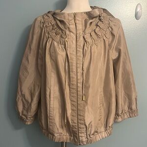 Women’s St. John windbreaker size extra large tan